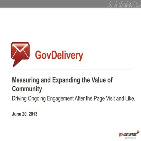 Measuring and expanding the value of community porcelli 