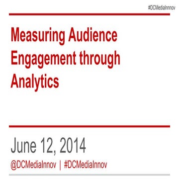 Measuring Engagement with Analytics