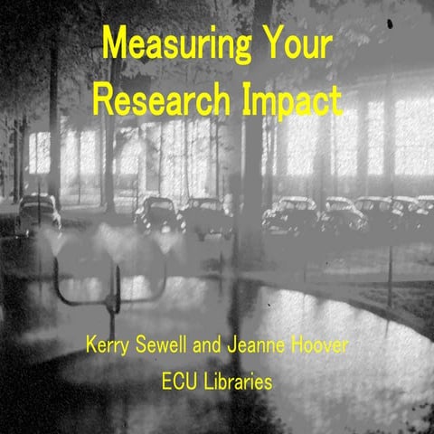 Measuring impact Presentation