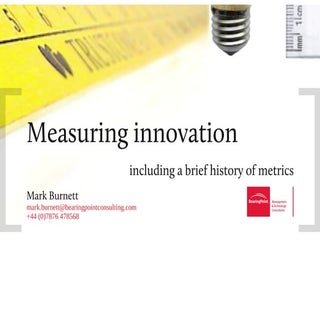 Mark Burnett - Auditing Innovation ...