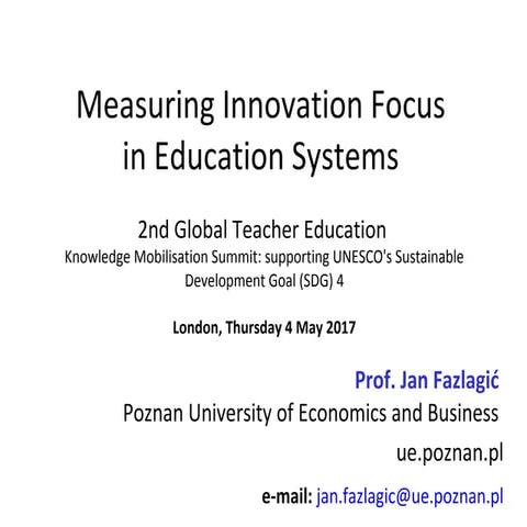 Measuring Innovation Focus