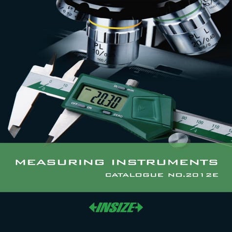 Measuring instrument catalogue 2012 e | PDF