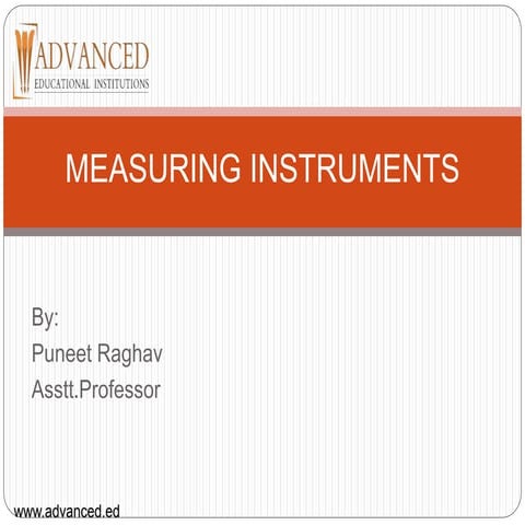 Measuring instrumentsppt2