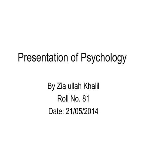 Measuring personality