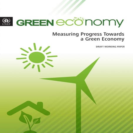 Measuring progress of the green economy
