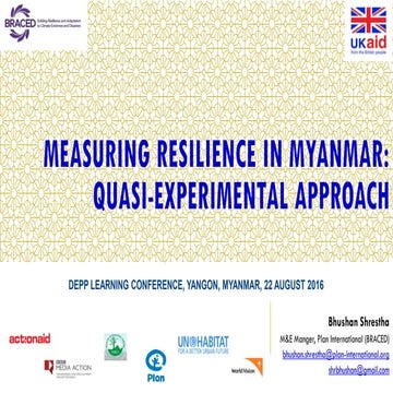 Measuring resilience in Myanmar | PDF