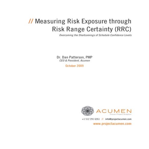 Measuring Risk Exposure through Risk Range Certainty