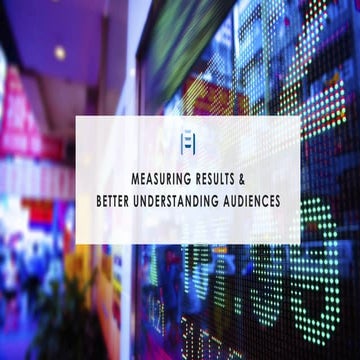 Measuring Social Media & Better Understanding Audiences