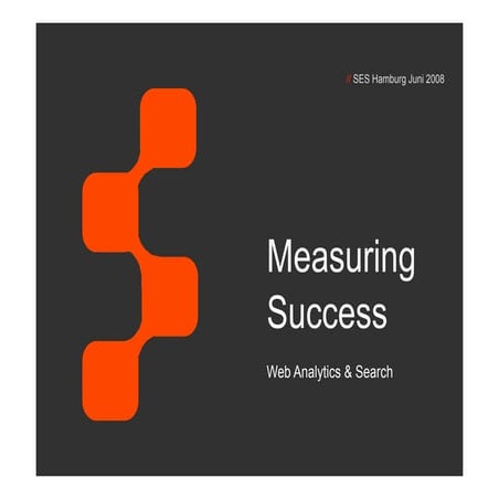 Measuring Success - Web Analytics And Search
