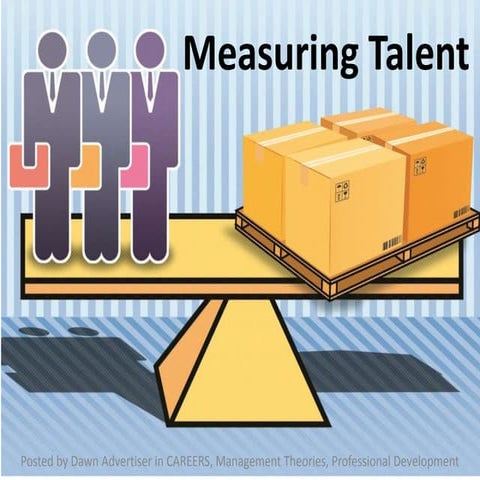 Measuring talent