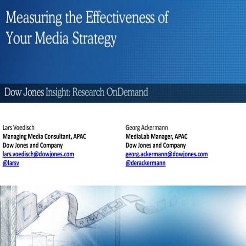 Measuring the Effectiveness of your Media Strategy