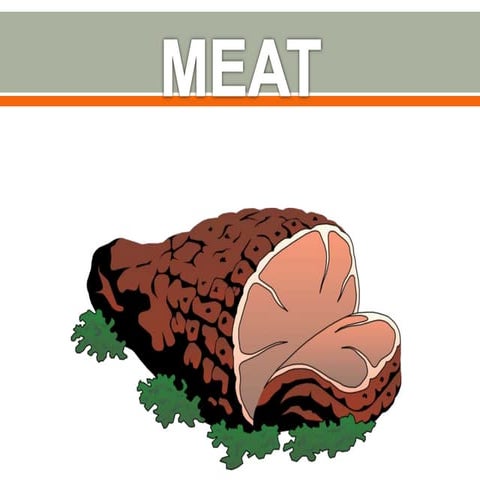 Meat : Structure, Composition and Characteristics. | PPTX