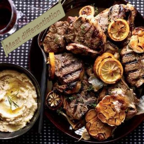 Meat differentiation