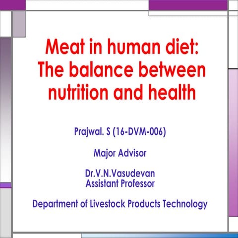 Meat in human diet new 