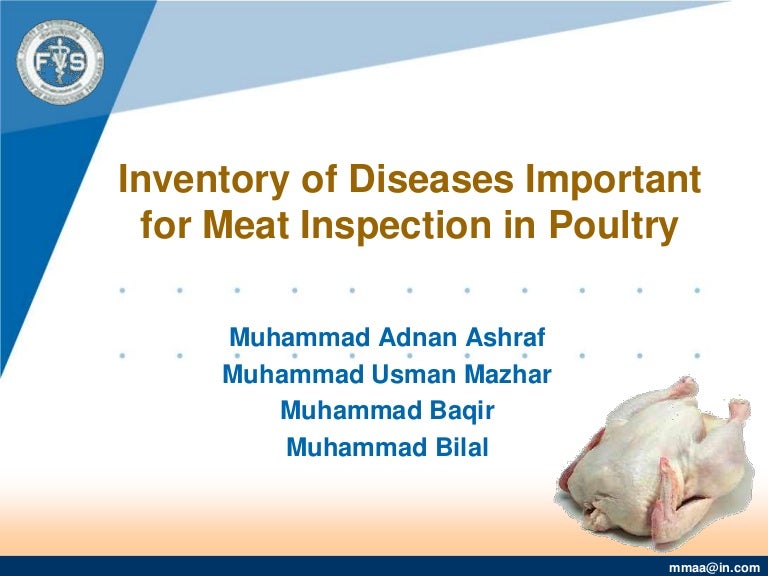 Meat Inspection In Poultry