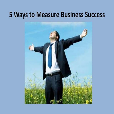 Ways To Measure Success