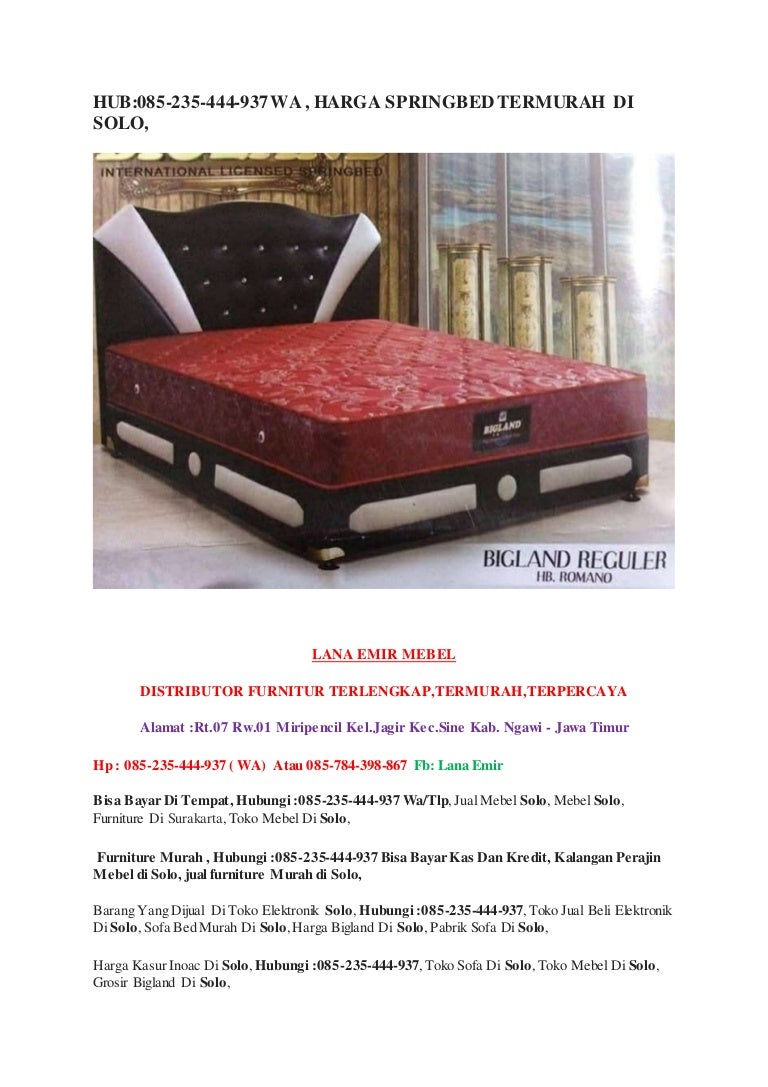 FURNITURE JEPARA TERMURAH DI SOLO HP085 235 444 937 WA