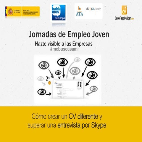 Cómo crear un CV Diferente y superar una entrevista por Skype