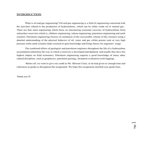 Introduction to Petroleum Engineering