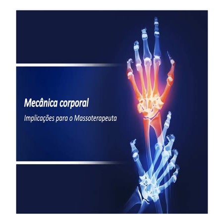 Portfolio Mecanica Corporal do Massoterapeuta