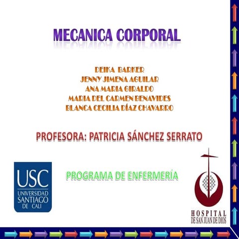 Mecanica corporal presentación