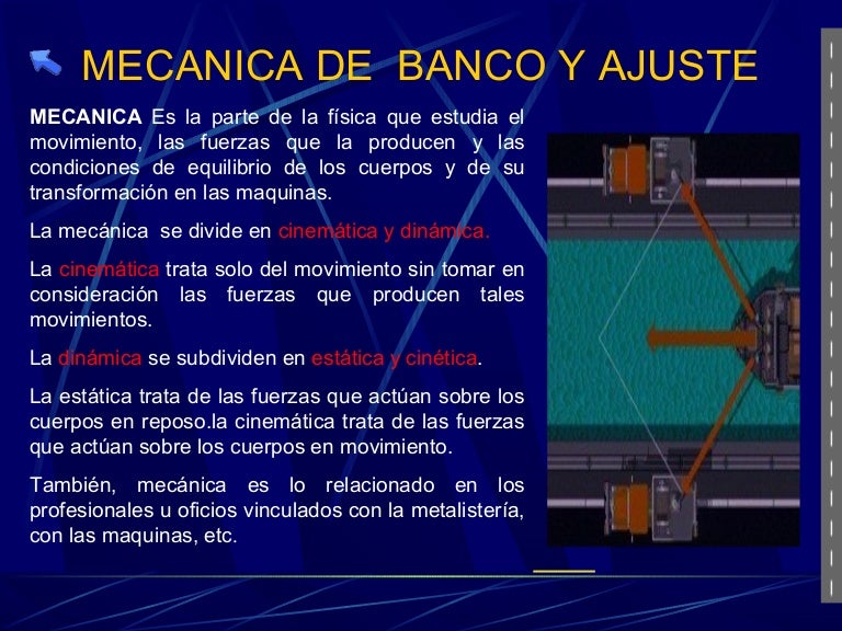 Mecanica de banco y ajuste