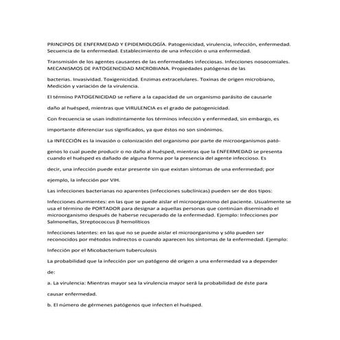 Mecanismo de la patogenicidad bactariana y viral