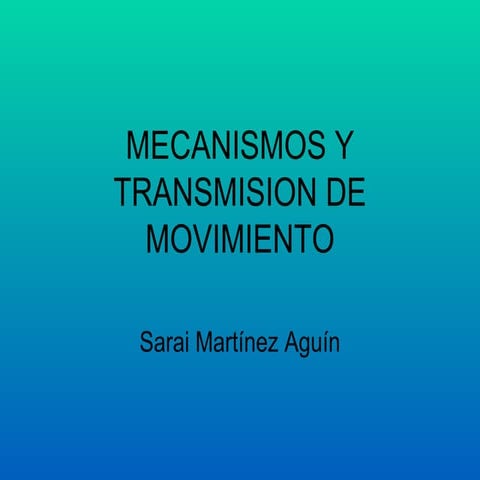 Mecanismos