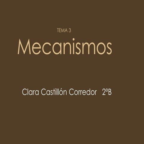 mecanismos