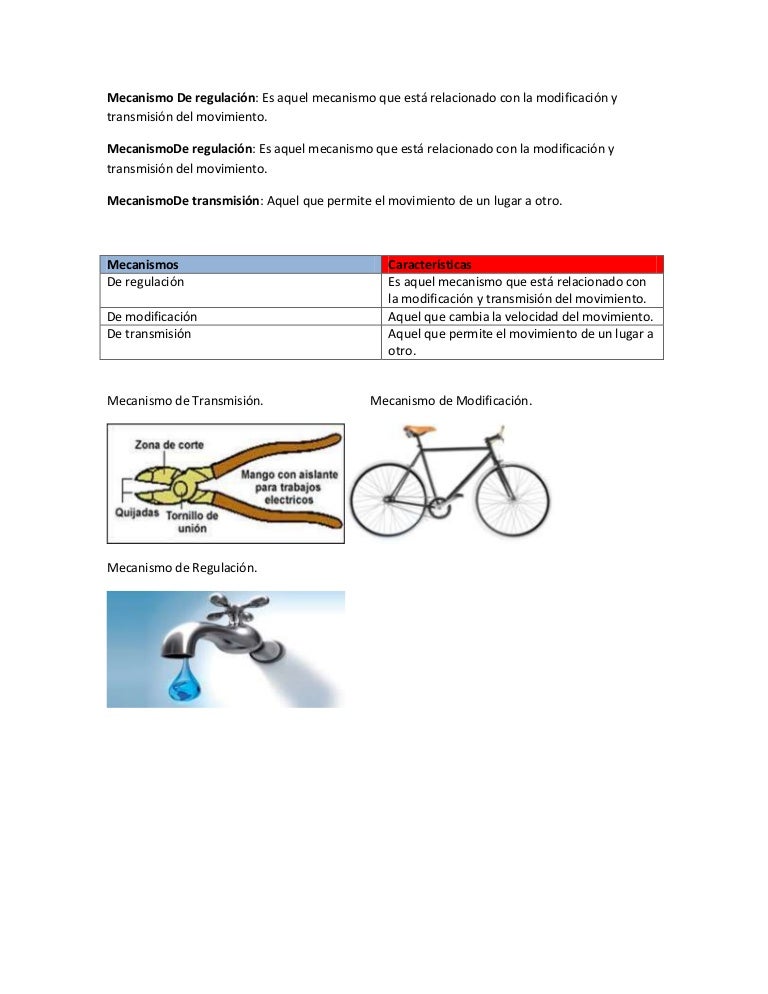 Mecanismos