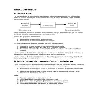Mecanismos Transmisión