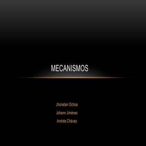 Mecanismos 
