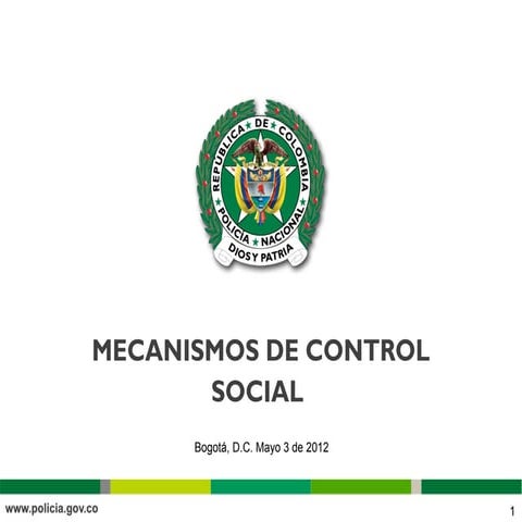 Mecanismos de control social