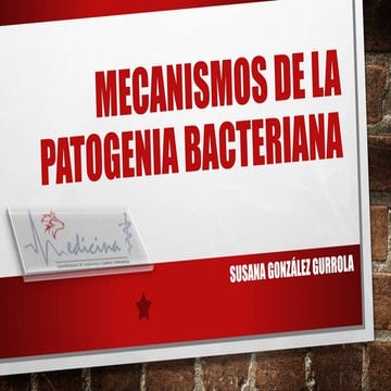 Mecanismos de la patogenia bacteriana