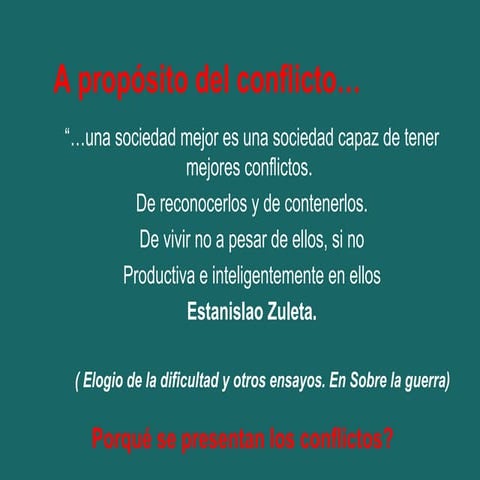 Mecanismos de resolución de conflictos