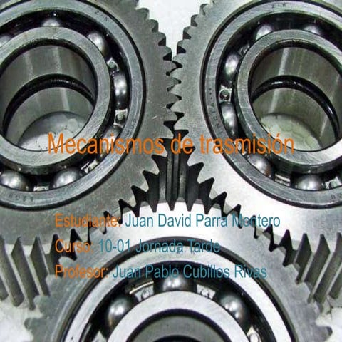 Mecanismos de trasmisión