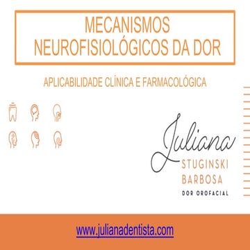 Mecanismos de dor crônica e farmacologia na terapia da DTM