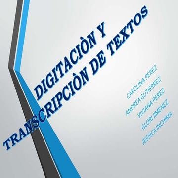 Mecanografia y digitacion