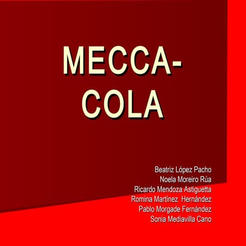 Mecca cola