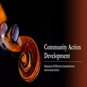 Measures of Effective Comprehensive Community Action
