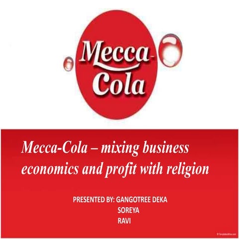Mecca cola presentation verson | PPTX