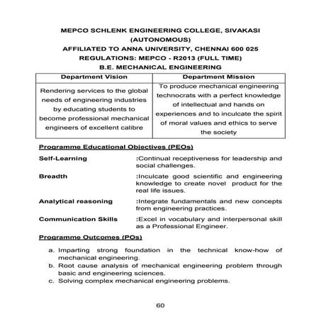 Mech ug curriculum and syllabus