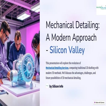 Mechanical Detailing A Modern Approach by silicon valley.