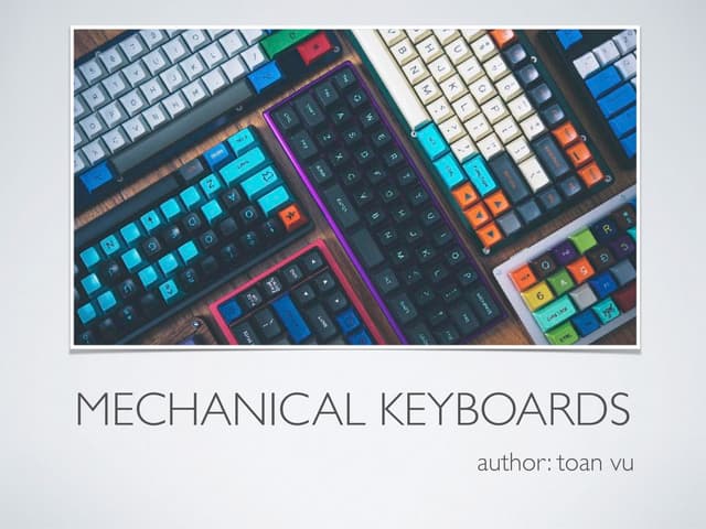 Mechanical keyboard | PDF