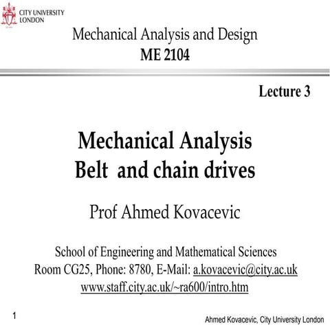 Mechanical Analysis Belt and chain drives.pdf