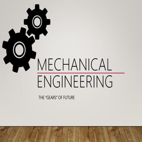 Mechanical engineering