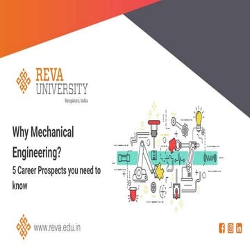 Why mechanical engineering? 5 career prospects you need to  know