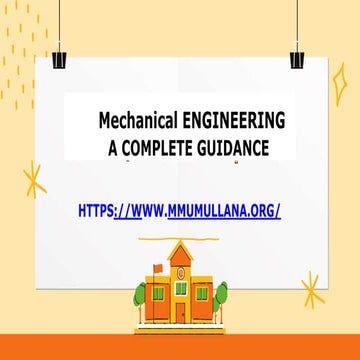 Mechanical engineering courses – a complete guidance-MM(DU) Mullana ...
