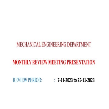 Mechanical Engineering Review Meeting Nov PPT.pptx