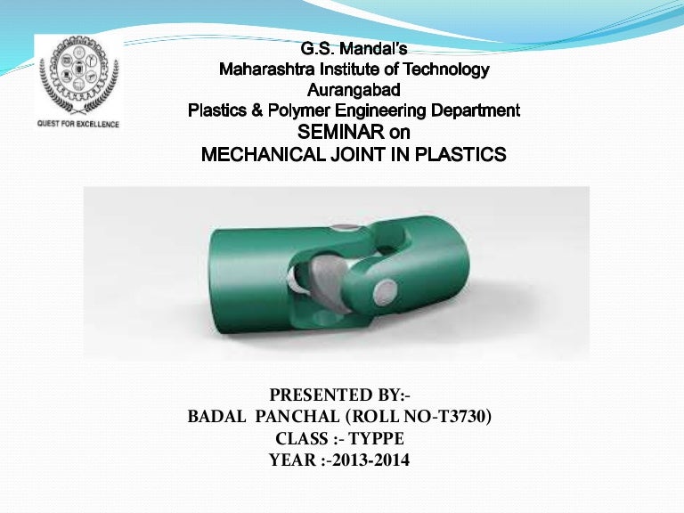 Mechanical joining of plastics